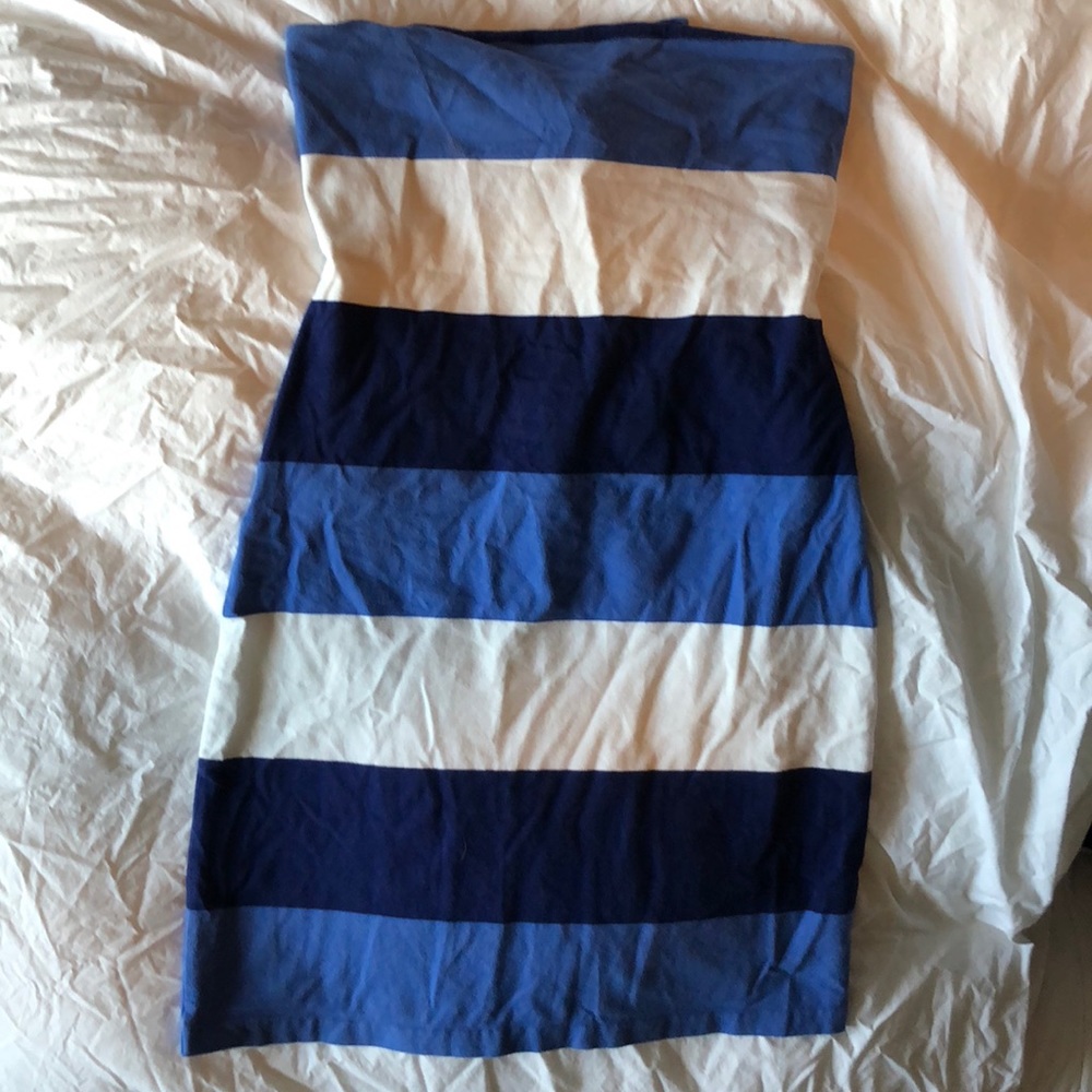 Ralph Lauren Rugby Strapless Dress